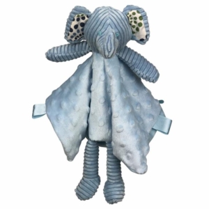 Elephant Baby Comforter Blanket Blue