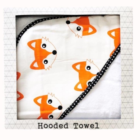 Baby Hooded Towel Fox