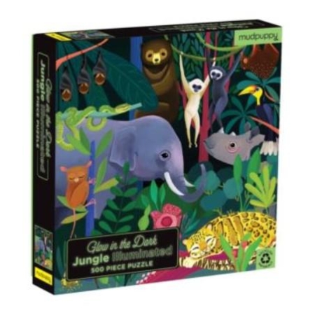 Glow in the Dark Jungle Puzzle 500pc