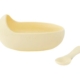 Silicone Bowl and Spoon Set Lemonade