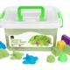 Sensory Magic Sand and Moulds 2kg Green