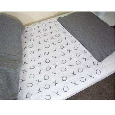 Brolly Sheets Hugs and Kisses Waterproof Sheet Protector Single