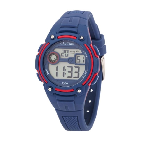 Cactus Rambler Digital LCD Watch Navy Blue