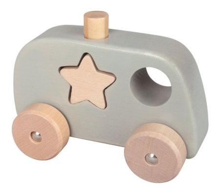 Discoveroo Chunky Shape Truck Grey Police