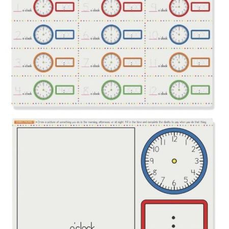 Melissa & Doug Double-Sided Telling Write-A-Mat