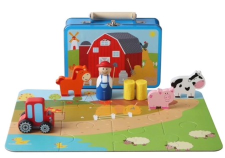 Farm Playset in Tin