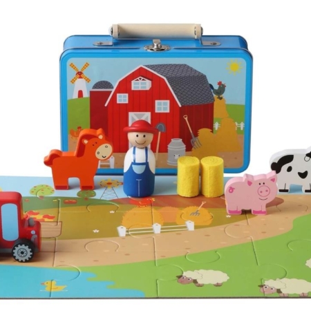 Farm Playset in Tin