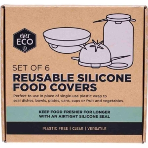 Ever Eco Reusable Silicone Food Covers Set of 6