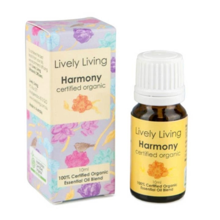 Lively Living 100% Certified Organic Essential Oil Harmony Blend