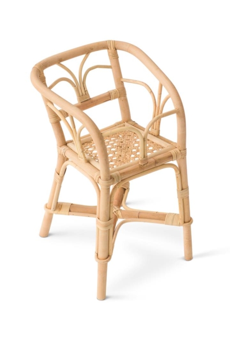 Poppie Rattan Doll High Chair