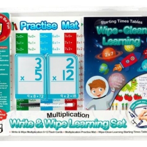 Write and Wipe Learning Set Multiplication Skills