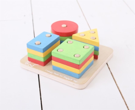 Bigjigs First Four Shape Sorter Toy