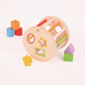 Bigjigs Rolling Shape Sorter Toy