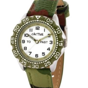 Cactus Master Kids Time Teacher Camouflage Watch