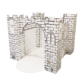 White Cardboard Castle Printed