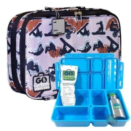 Extreme Sports Go Green Lunch Box Set