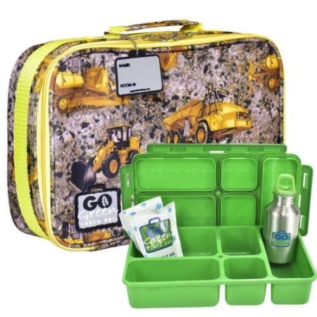 Under Construction Go Green Lunch Box Set