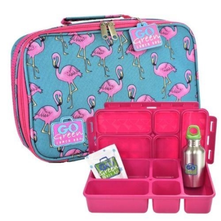 Flamingo Go Green Lunch Box Set