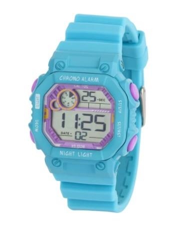 Cactus Fiesta Kids Digital Watch - Aqua