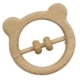 Bear Wooden Baby Rattle