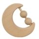 Moon Wooden Baby Rattle