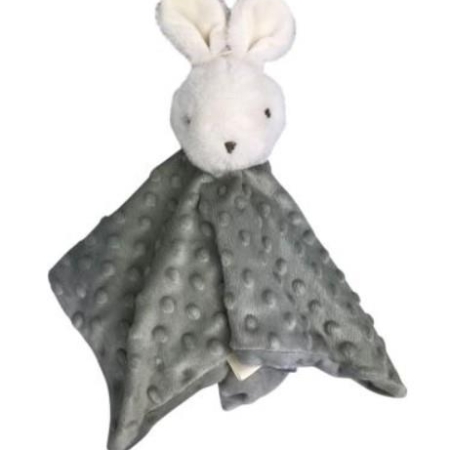 Bunny Baby Comforter Blanket - Grey