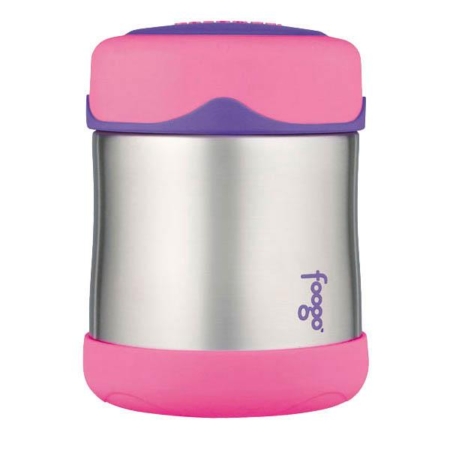 Foogo Thermos Insulated Pink Food Container 290ml