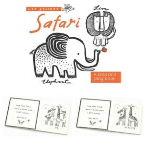 Wee Gallery Safari Slide and Play Board Book