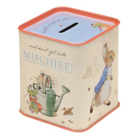 Peter Rabbit Tin Money Box