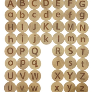 Freckled Frog Tactile Alphabet Uppercase and Lowercase Matching Pairs