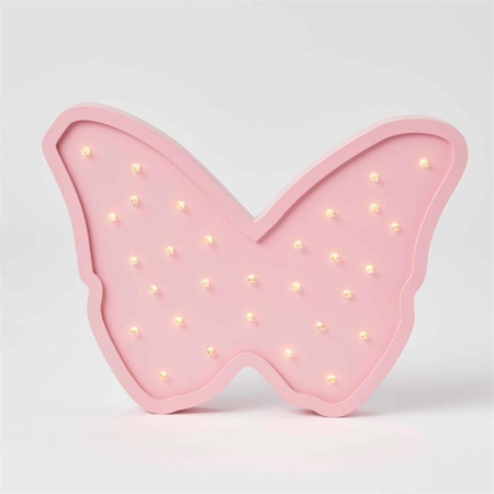 Butterfly Wooden Light