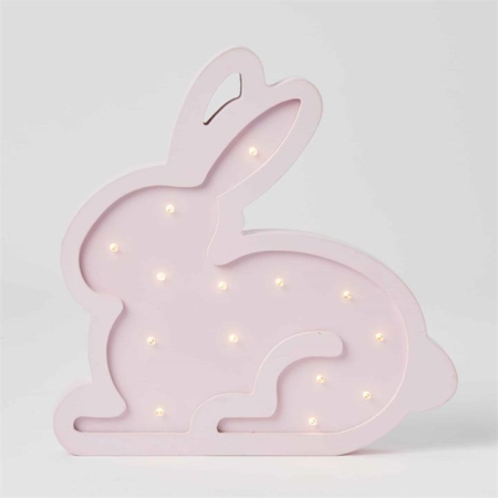 Bunny Wooden Light