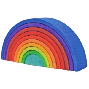 Grimm's Counting Wooden Rainbow 10pcs