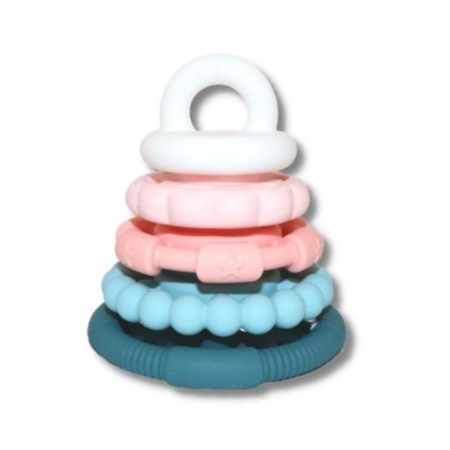 Jellystone Rainbow Stacker and Teether Toy - Sugar Blossom