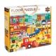 Petite Collage Construction Site Floor Puzzle