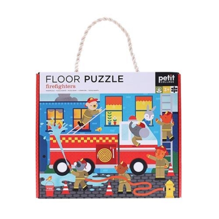 Petite Collage Firefighters Floor Puzzle