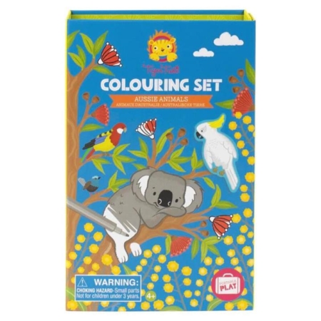 Aussie Animals Colouring Set