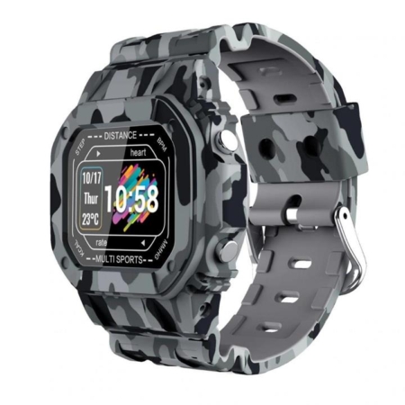 Nexus - Kids and Teens Smartwatch - Grey Camouflage