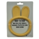 Teether Silicone Bunny Ring - Mustard