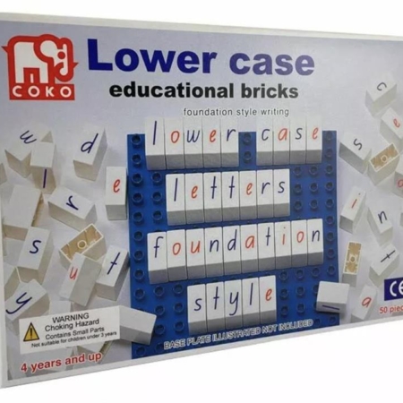 COKO Coloured Lowercase Letters Educational Bricks