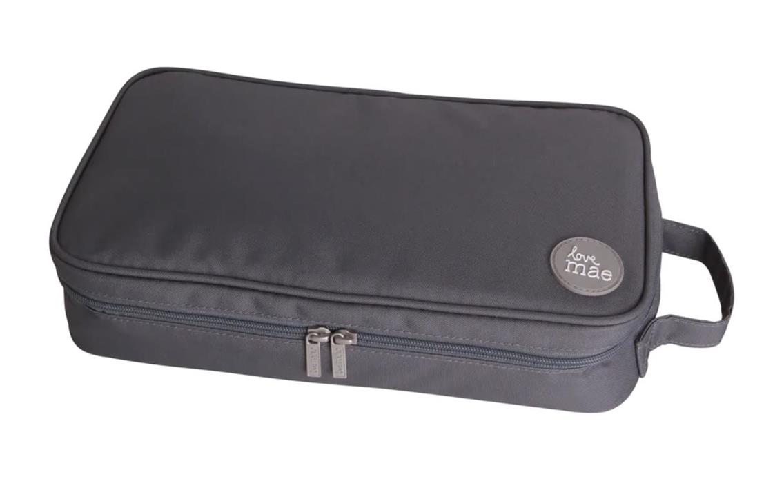 Love Mae Cooler Lunch Bag with Ice Brick Charcoal