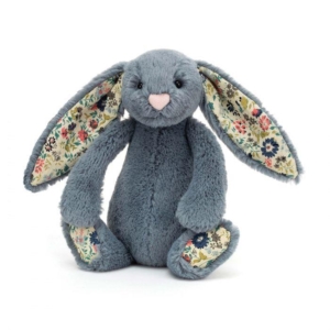 Jellycat Little Blossom Dusky Blue Bunny