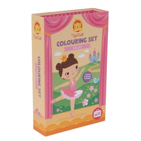 Tiger Tribe Ballet Colouring Set