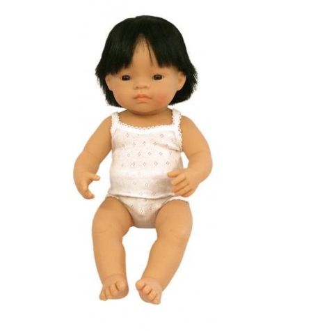 Miniland Asian Baby Boy Doll