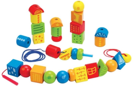 Hape String Along Shapes/Creative Laces