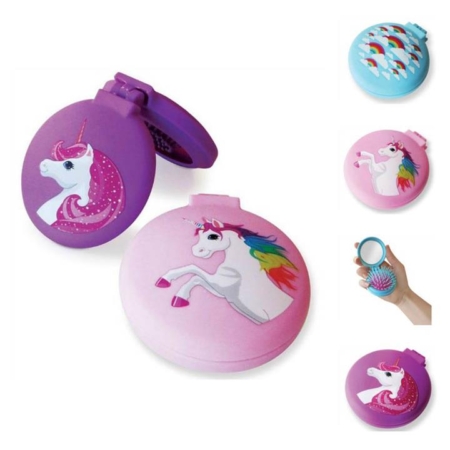 IS Unicorn Hairbrush with Miirror