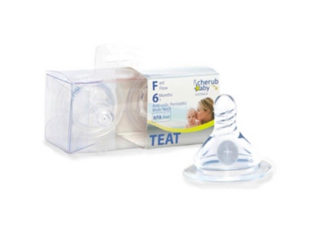 Cherub Baby Wideneck Fast Flow Teats 2pack