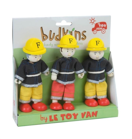 Le Toy Van Budkins Firefighters Set