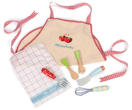 Le Toy Van Honeybake Apron and Utensil Set