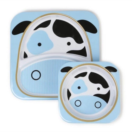 Skip Hop Zoo Cow Melamine Dinnerware